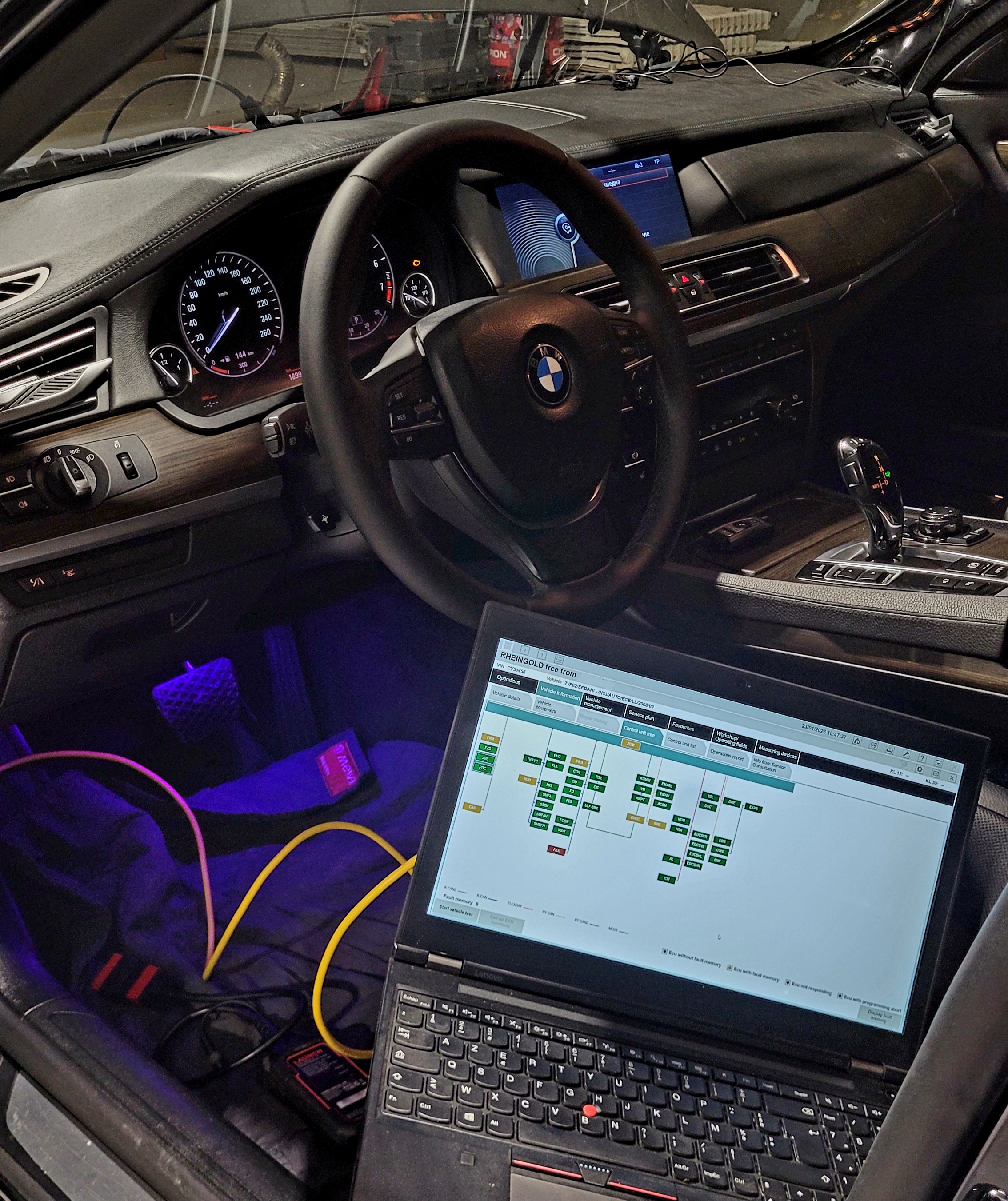 Diagnostic électronique BMW à Toulouse avec ordinateur chez Lux Motors